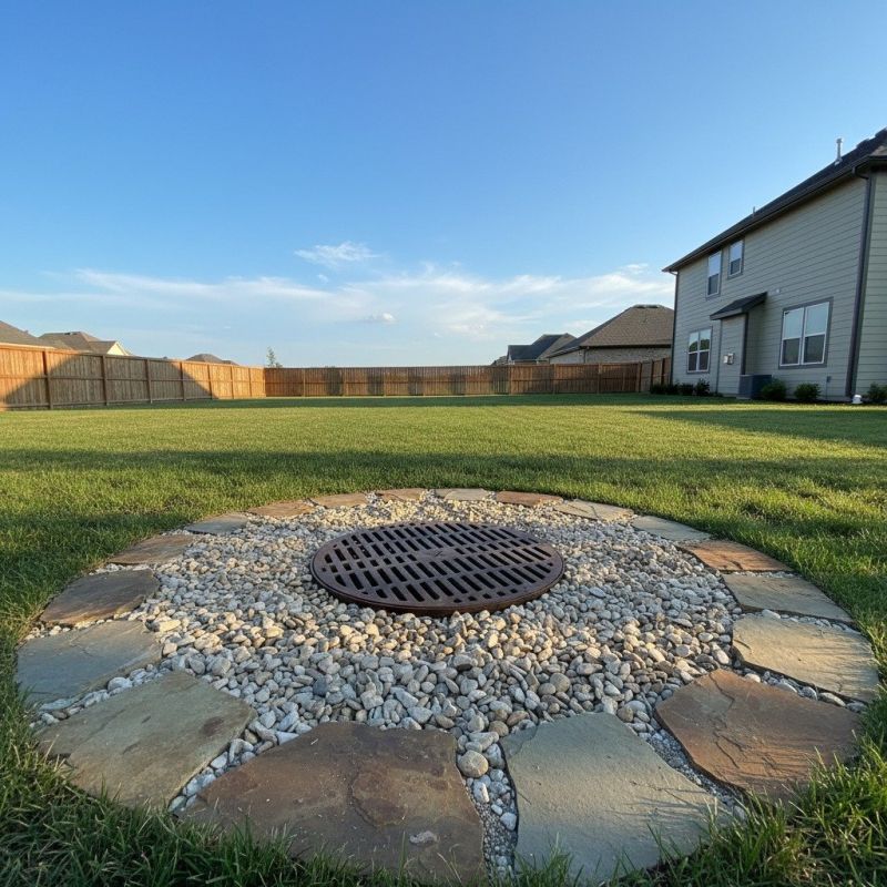 Yard Dry Well Installation