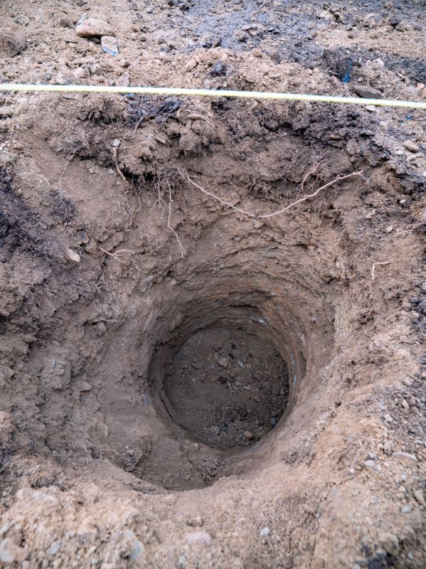 Yard Dry Well Installation
