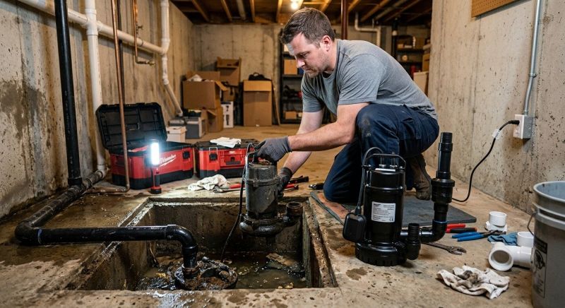 Sump Pump Relocation in Birmingham, AL
